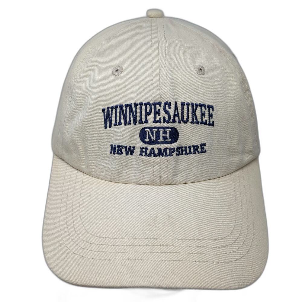 Prairie Mountain Winnipesaukee New Hampshire Baseball Cap Beige One Size Hat